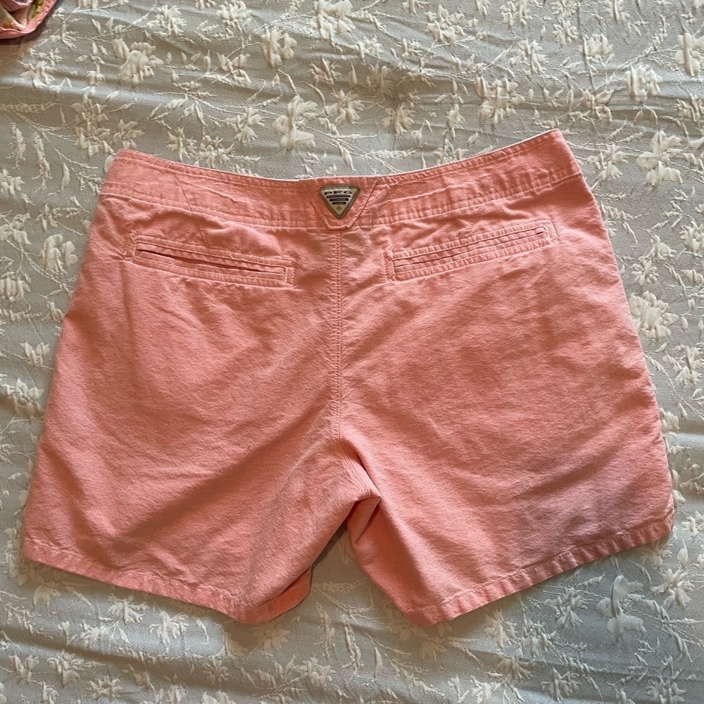 Columbia Pink Women's shorts spring summer casual size 14 - Picture 4 of 6